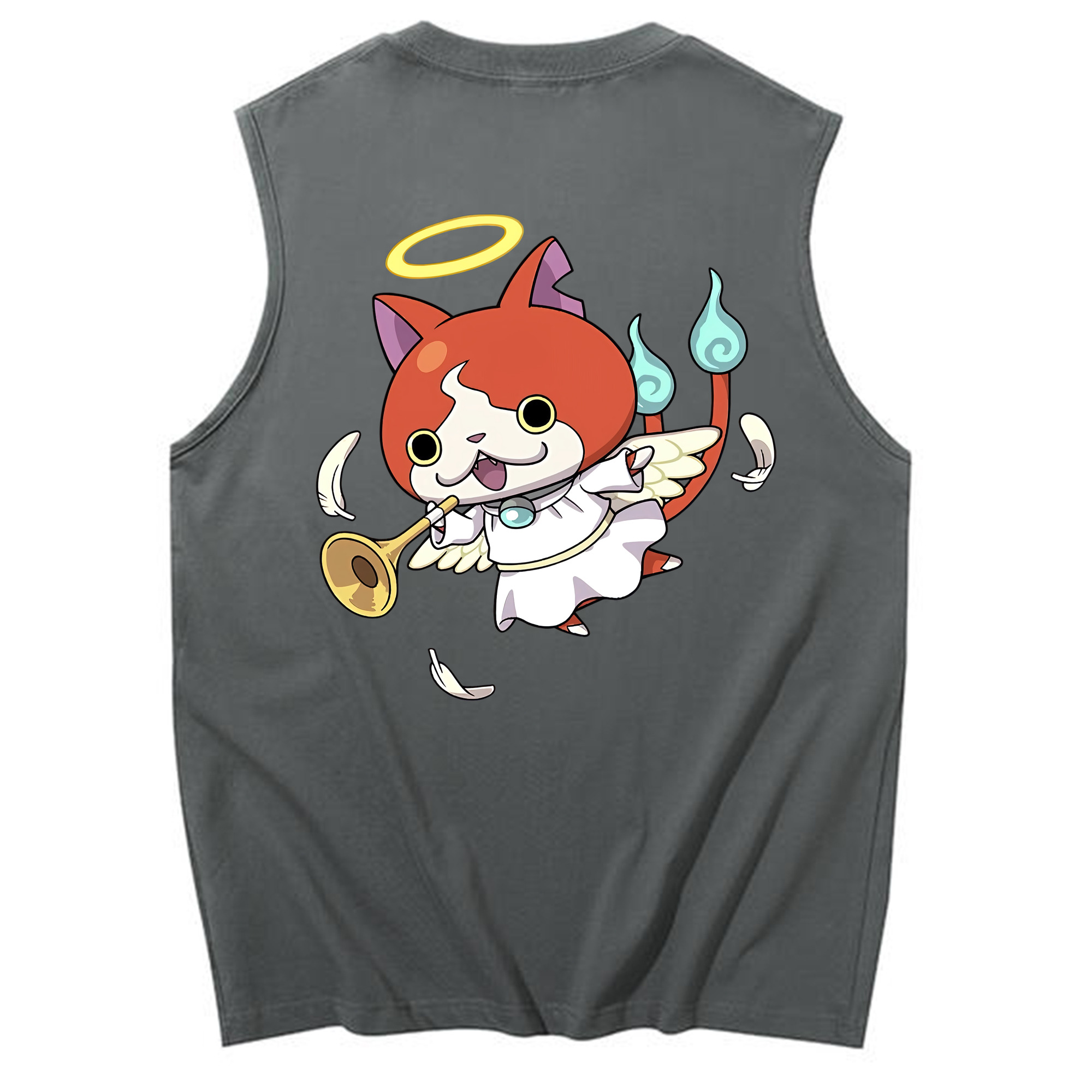 （画像用） 妖怪ウォッチ Yo-kai Watch コットン100％タンクトップ（背面プリント）